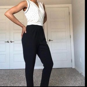 Black and White Jumpsuit